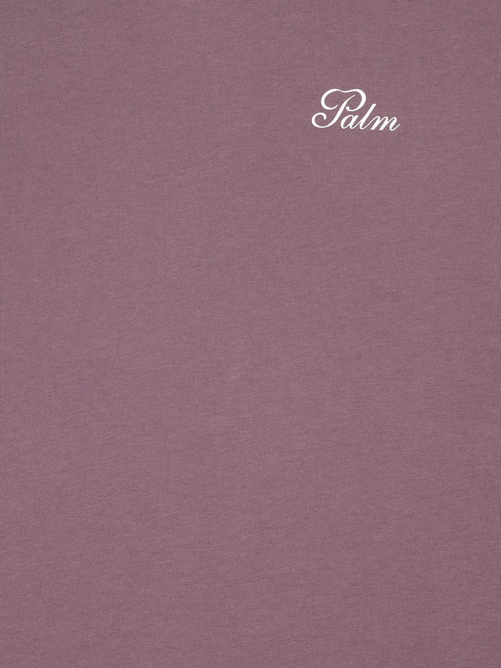 Palm Angels logo-print cotton T-shirt Paars