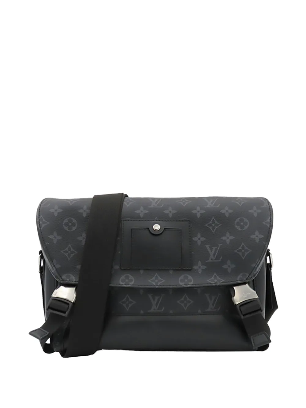 Louis Vuitton Pre-Owned 2018 Monogram Eclipse Voyager PM crossbody bag - Nero