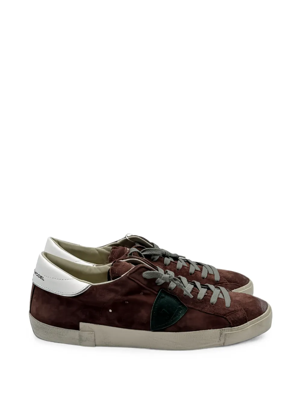 Philippe Model Paris PRLU.XS25 logo-patch sneakers Bruin