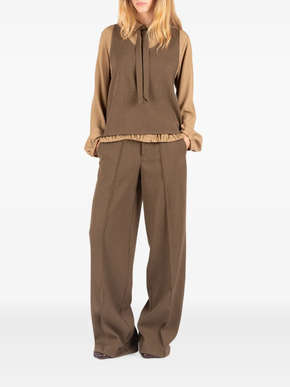 Société Anonyme Broek met ruches Bruin