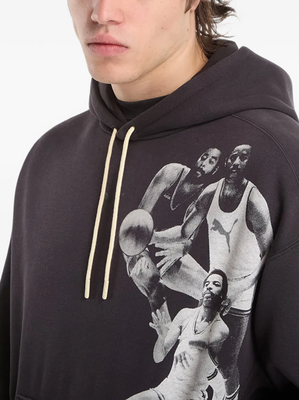 PUMA Memory Lane hoodie met grafische print Zwart