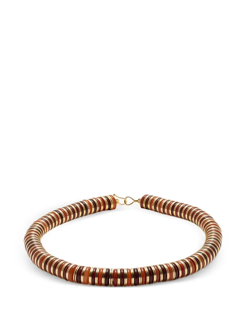 Eddie Borgo Lenox amber carnelian necklace · OS
