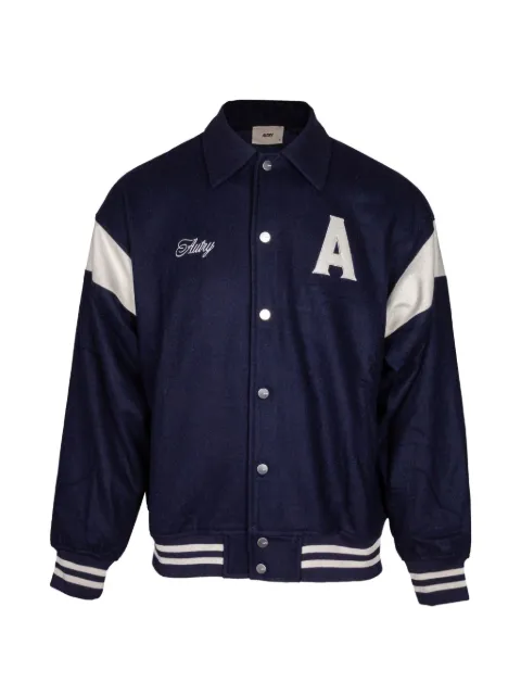 Autry logo-patch panelled jacket