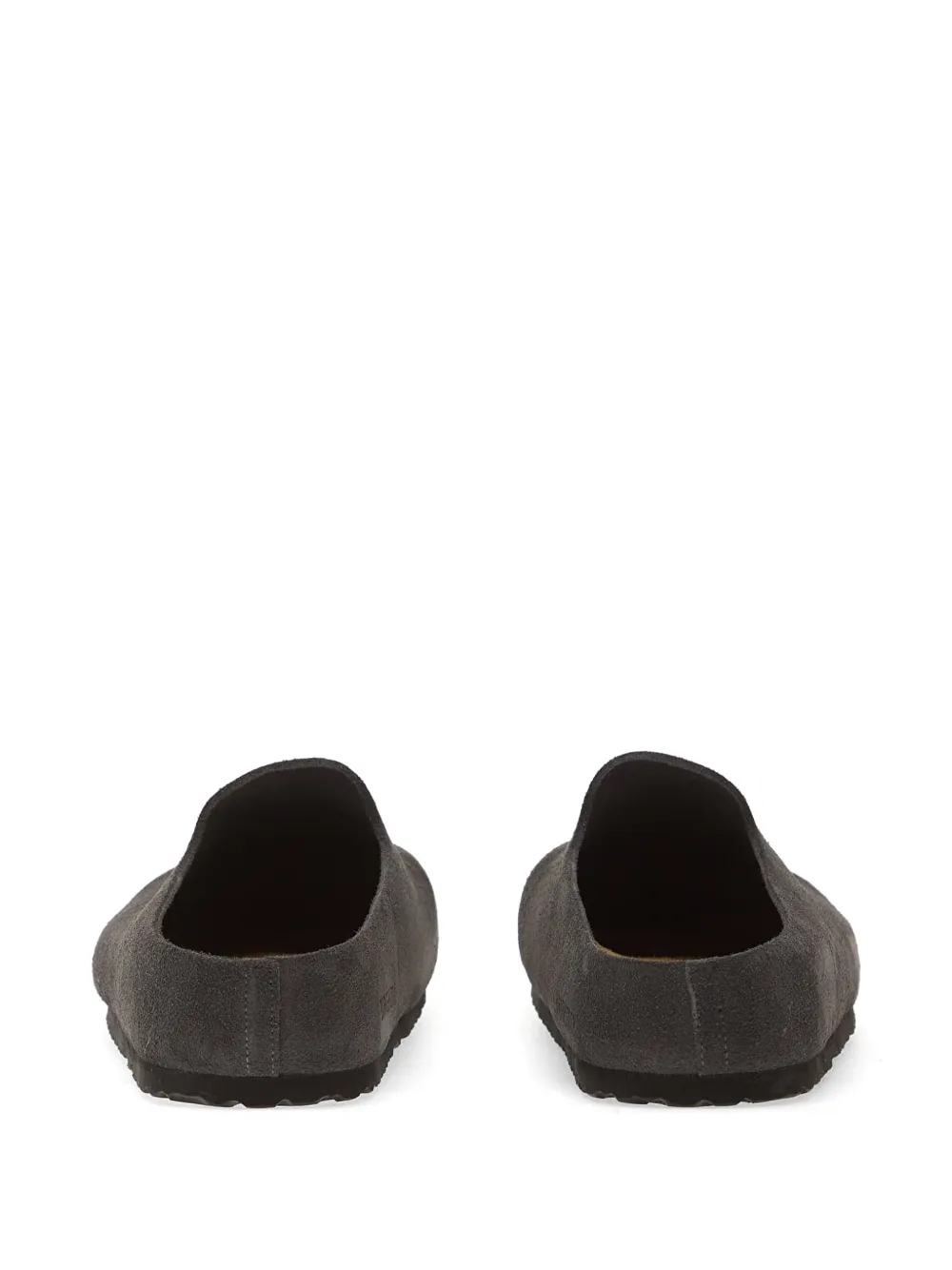 Birkenstock Amsterdam Wrapped suede slip-on mules Grijs