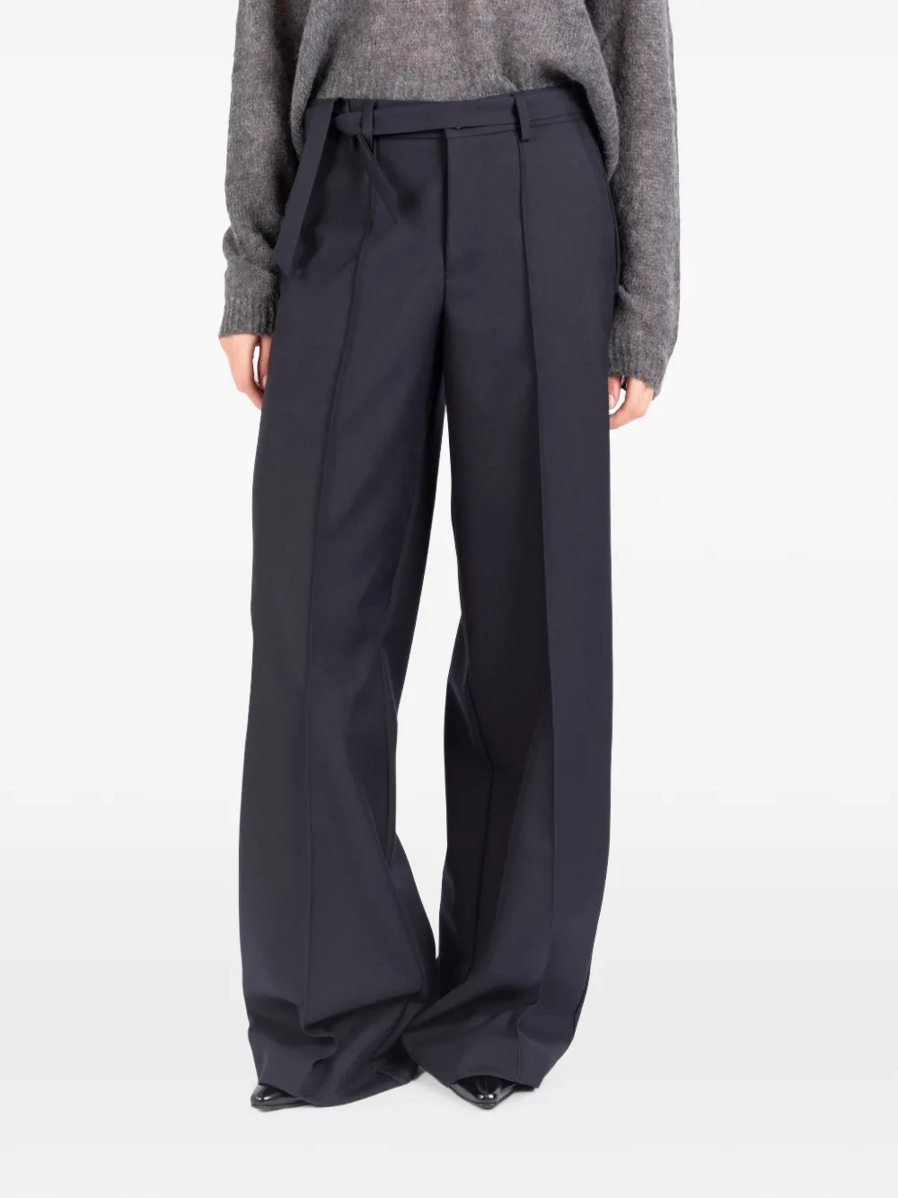 Société Anonyme Dalston belted wide-leg trousers