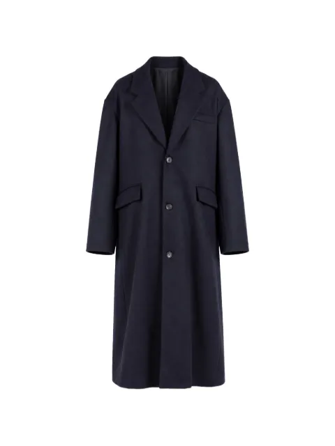 Société Anonyme single-breasted wool coat