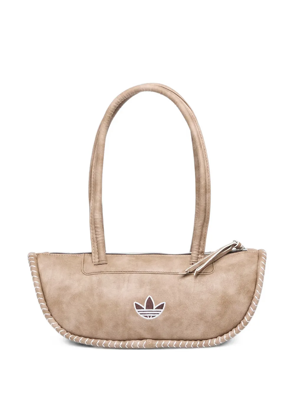 adidas Extended Bowling Trefoil-logo tote bag Beige