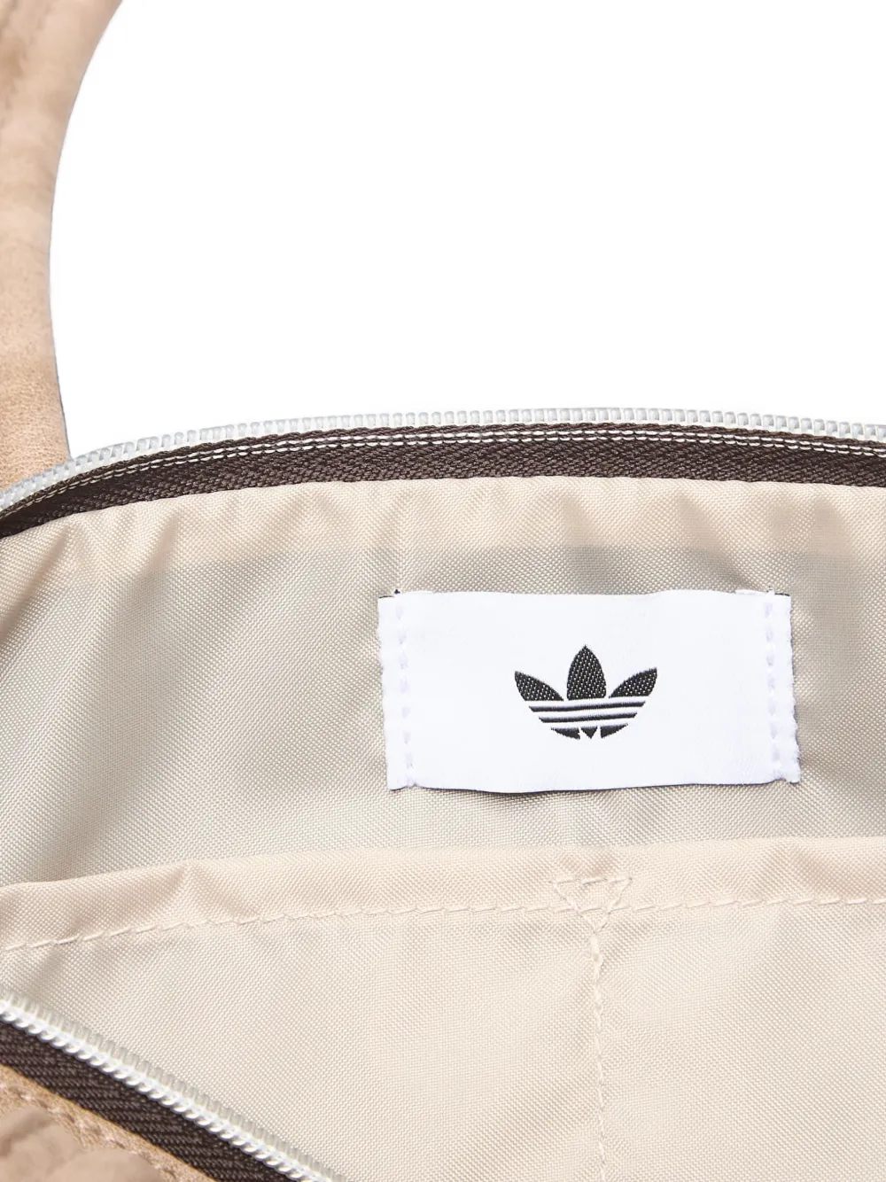 adidas Extended Bowling Trefoil-logo tote bag Beige