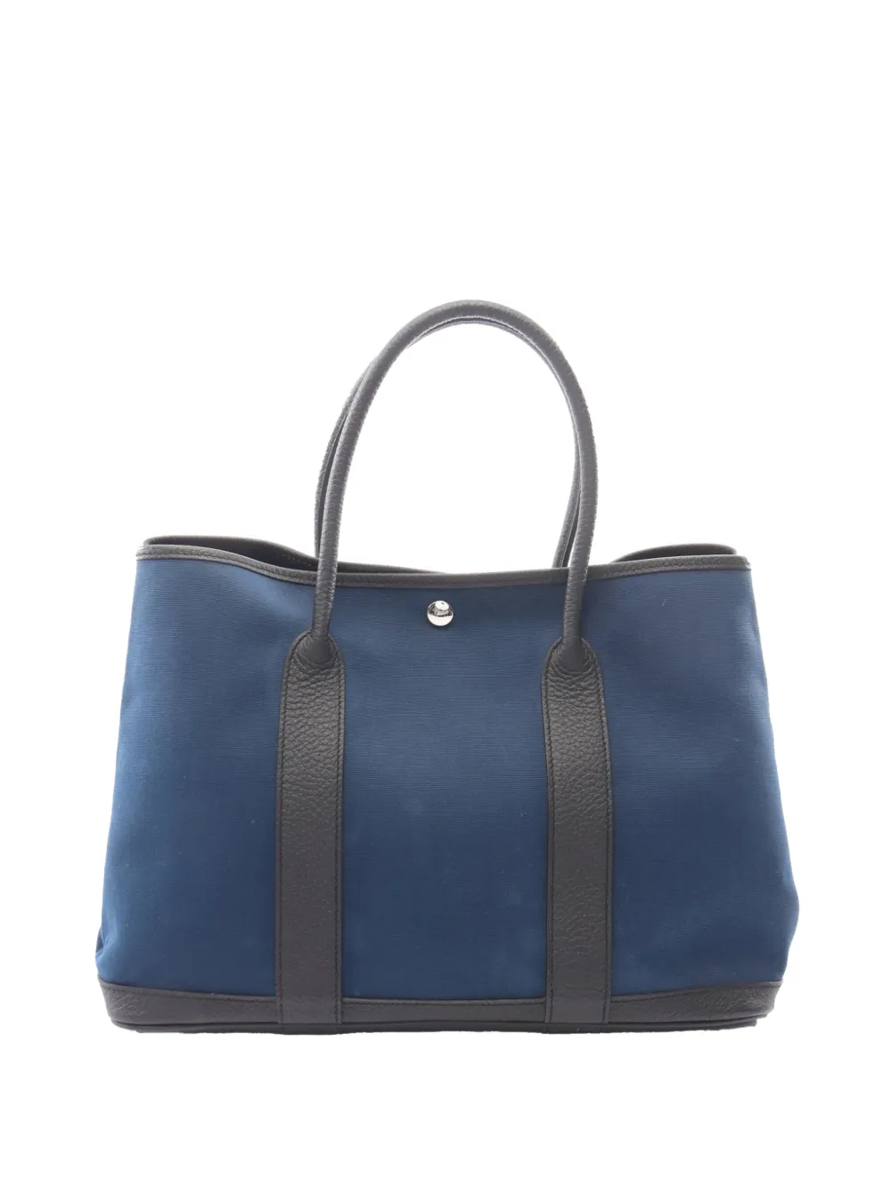 Hermès Pre-Owned 2015 Toile Militaire and Negonda Garden Party 36 tote bag - Blu