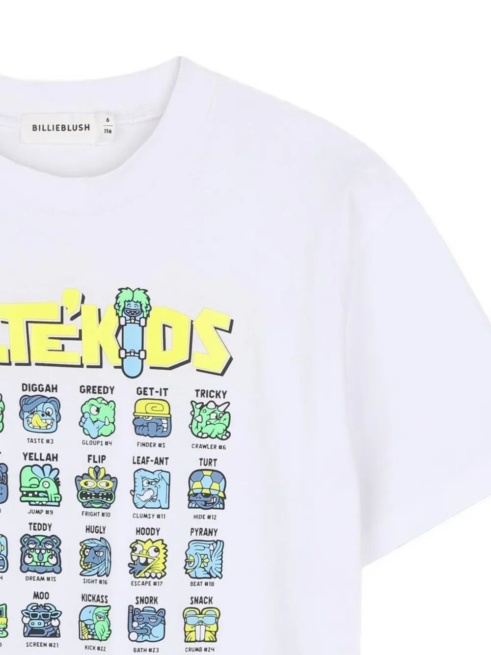 Billieblush T-shirt met grafische print Wit