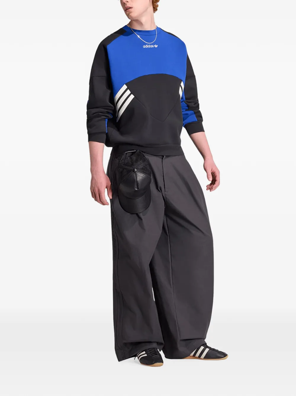 adidas Munich 93 panelled sweatshirt Zwart