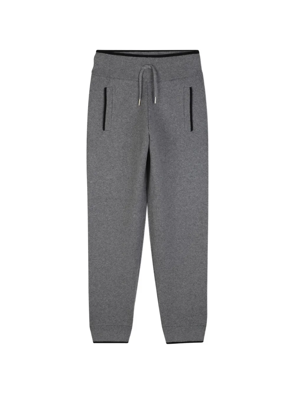Chloé Kids heart-embroidered drawstring track pants - Grigio