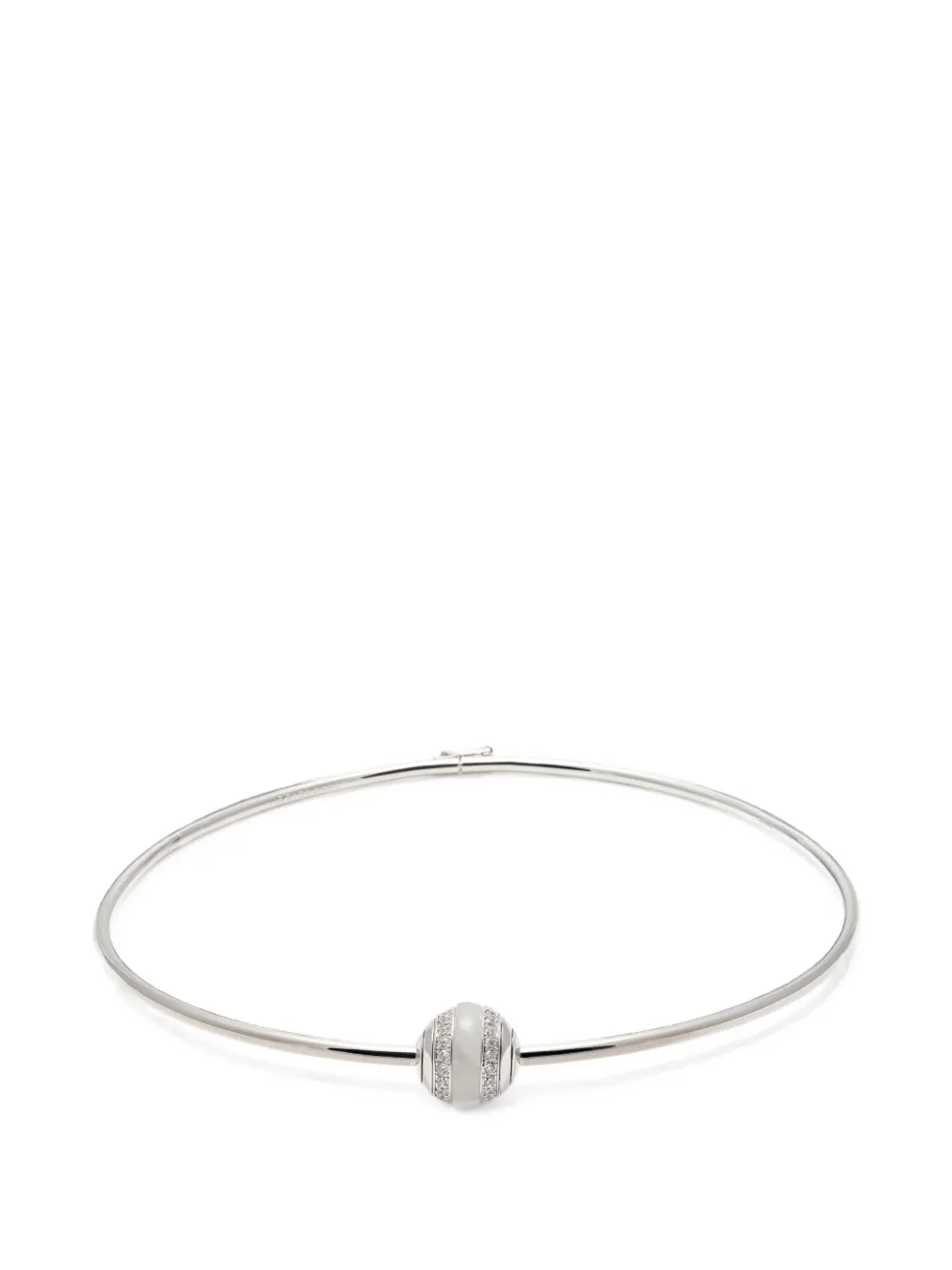 Eddie Borgo Lenox milky quartz necklace