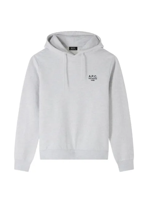 A.P.C. sudadera con capucha y logo bordado