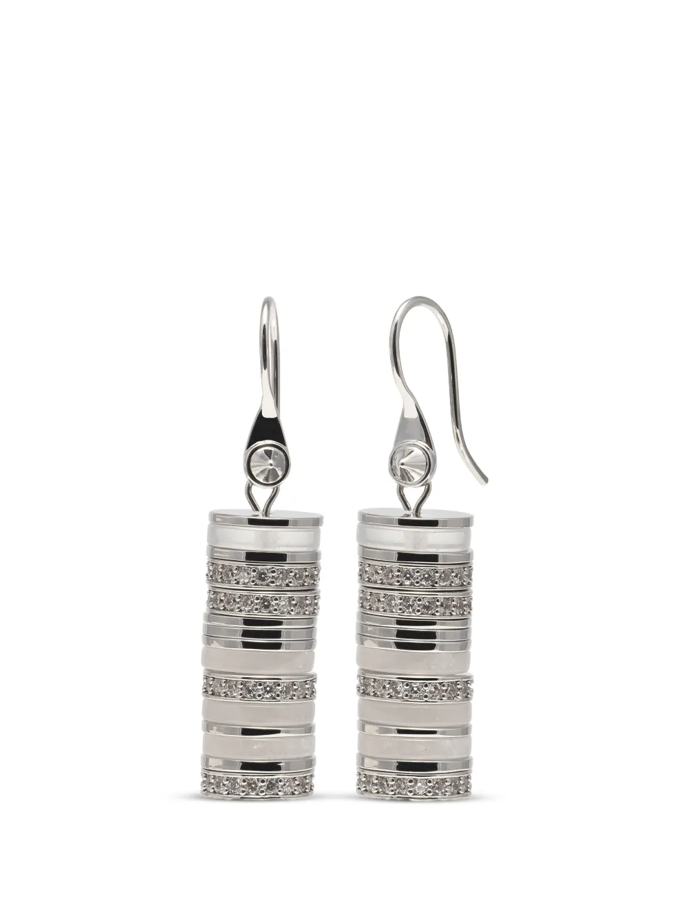 Eddie Borgo Lenox pavé drop earrings · OS