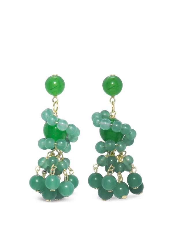 Completedworks The Aftertaste of a Dreamagate Drop Earrings in Gold