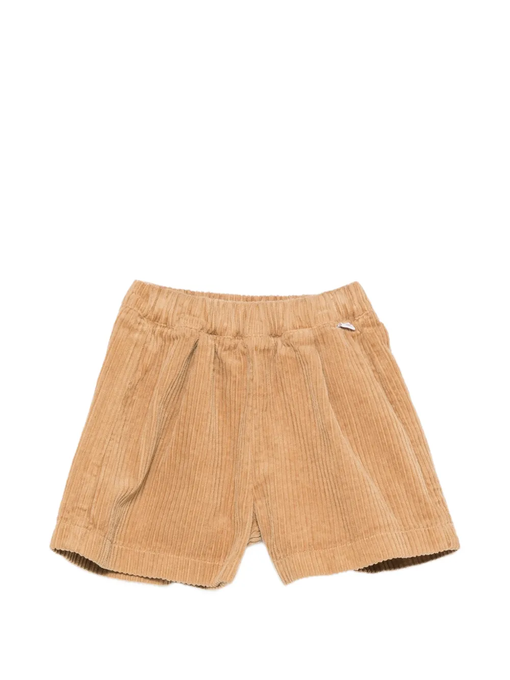 Il Gufo corduroy pleated shorts - Toni neutri