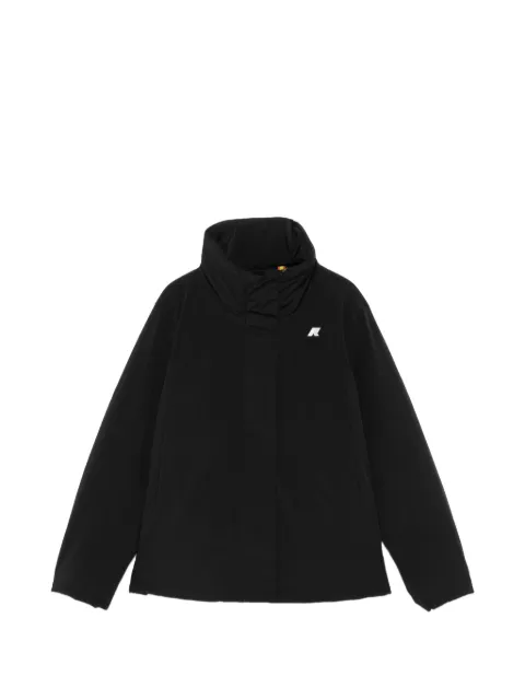 K Way Kids logo-patch funnel-neck jacket