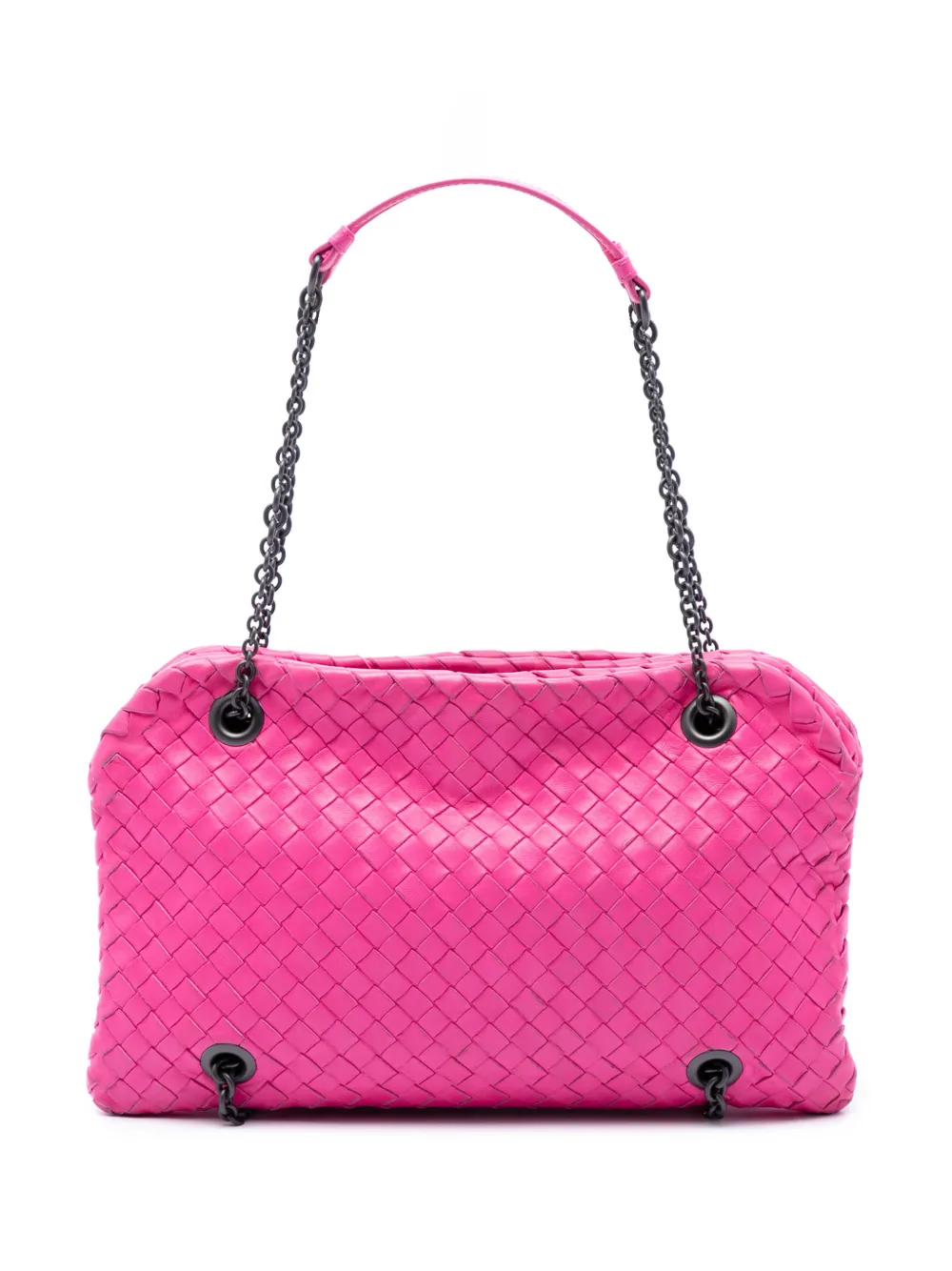 Bottega Veneta Pre-Owned 2012-2026 Nappa Intrecciato Duo shoulder bag - Rosa