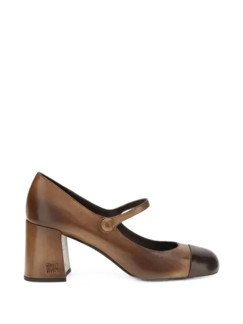 Miu Miu cap-toe Mary Jane pumps