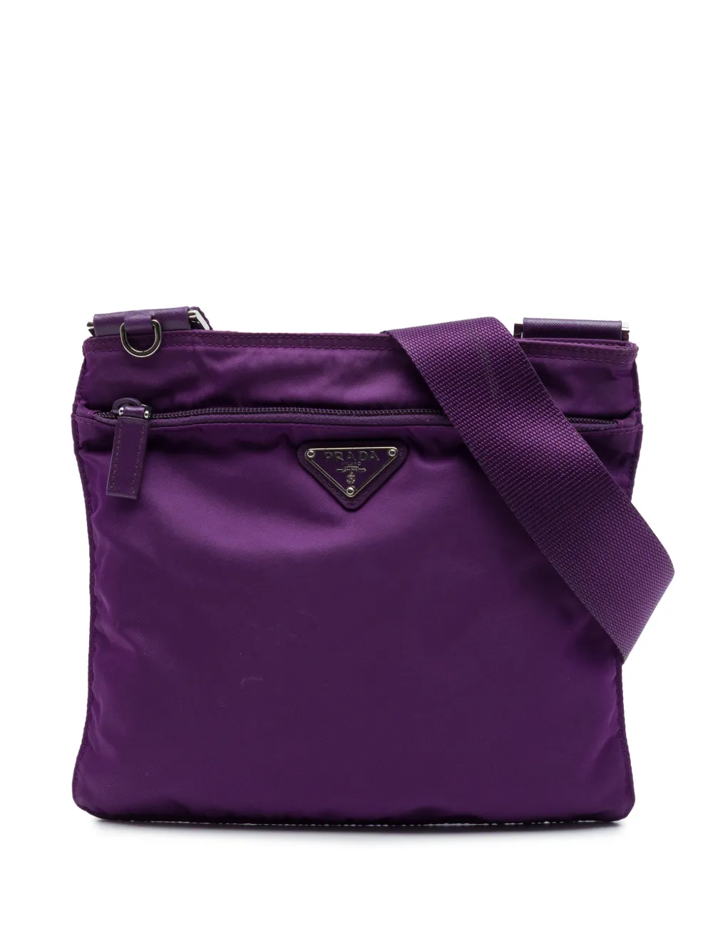 Prada Pre-Owned 2013-2026 Tessuto Zip Top crossbody bag - Viola