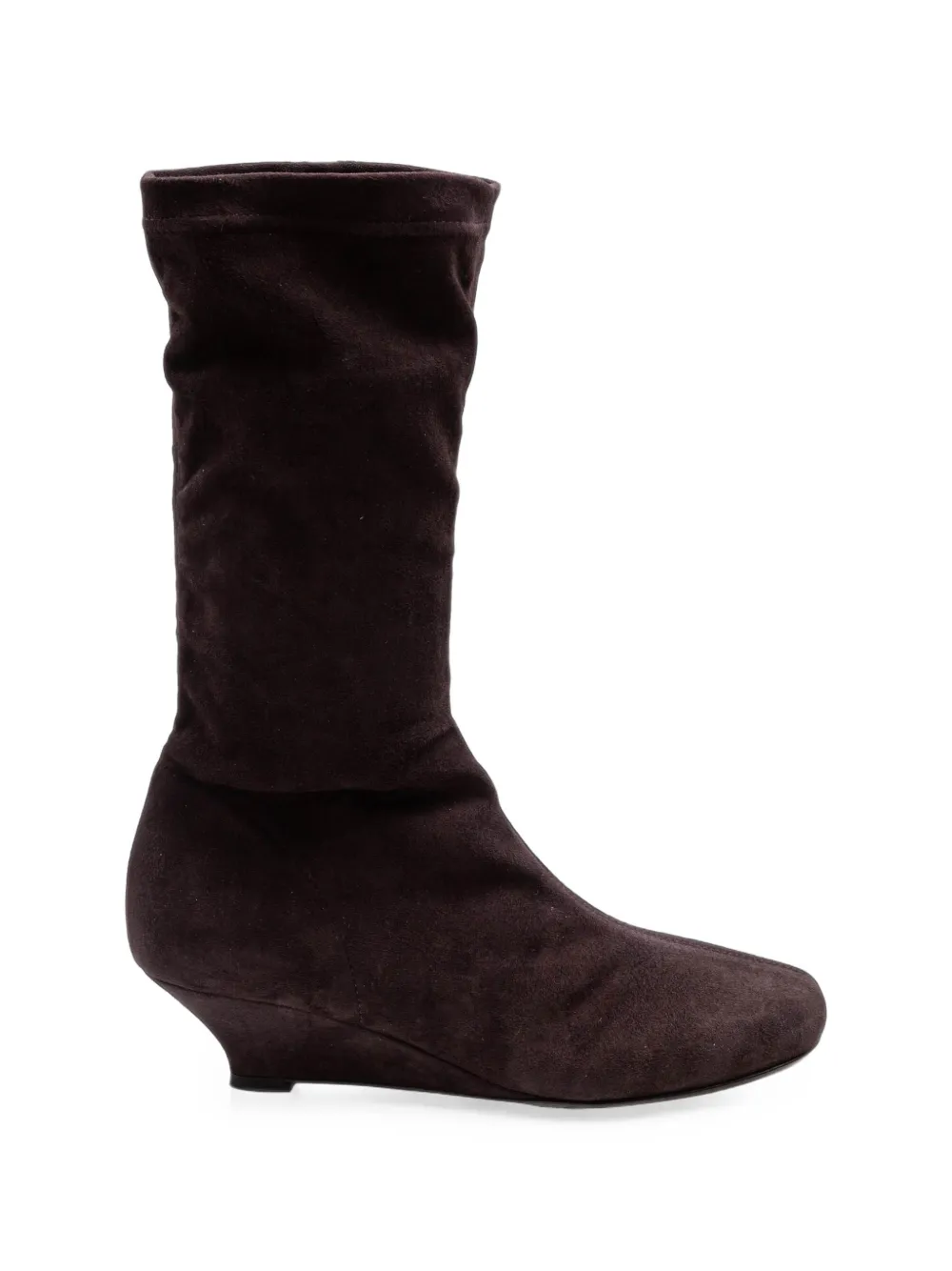 AGL Demi stretch wedge boots in Brown