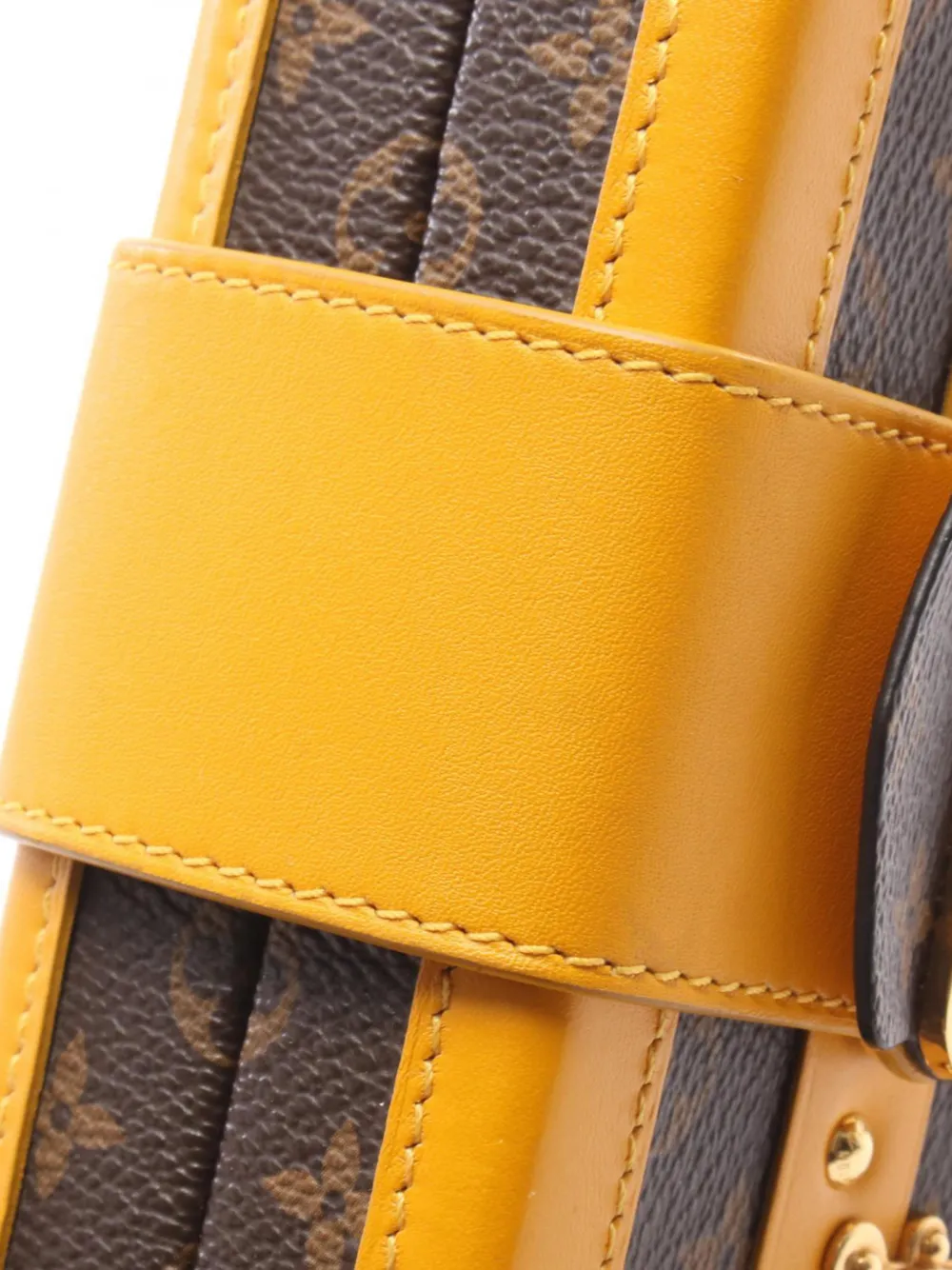 Louis Vuitton Pre-Owned 2015 Monogram Petite Malle crossbody bag - Braun
