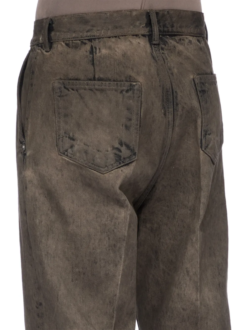 Rick Owens DRKSHDW Detroit straight broek Grijs