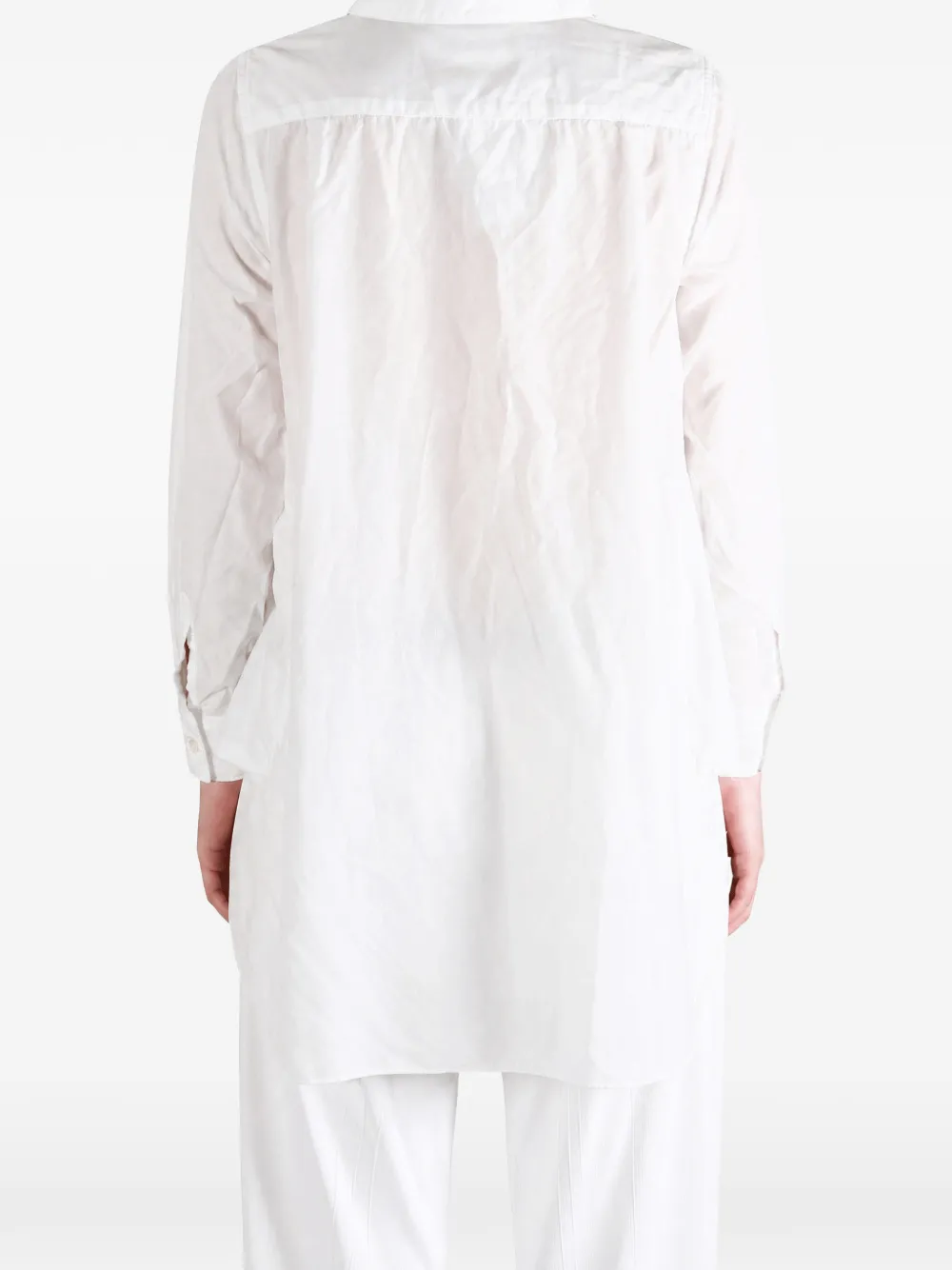 Comme Des Garçons Comme Des Garçons layered-panel long-sleeve shirt Wit