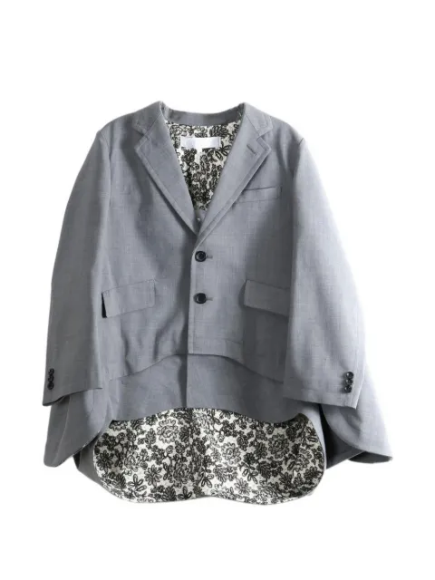 Comme des Garçons TAO layered-effect notched-lapel blazer