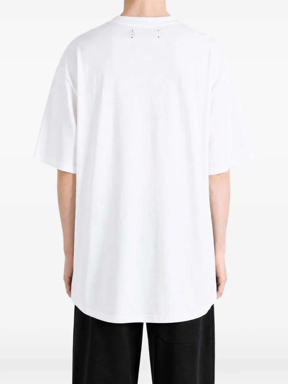 AMIRI T-shirt met cobra-print en logo-print Wit