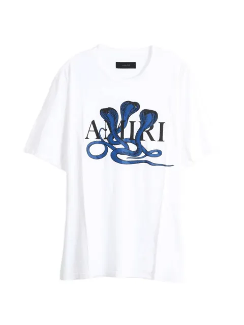 AMIRI cobra-print logo-print T-shirt