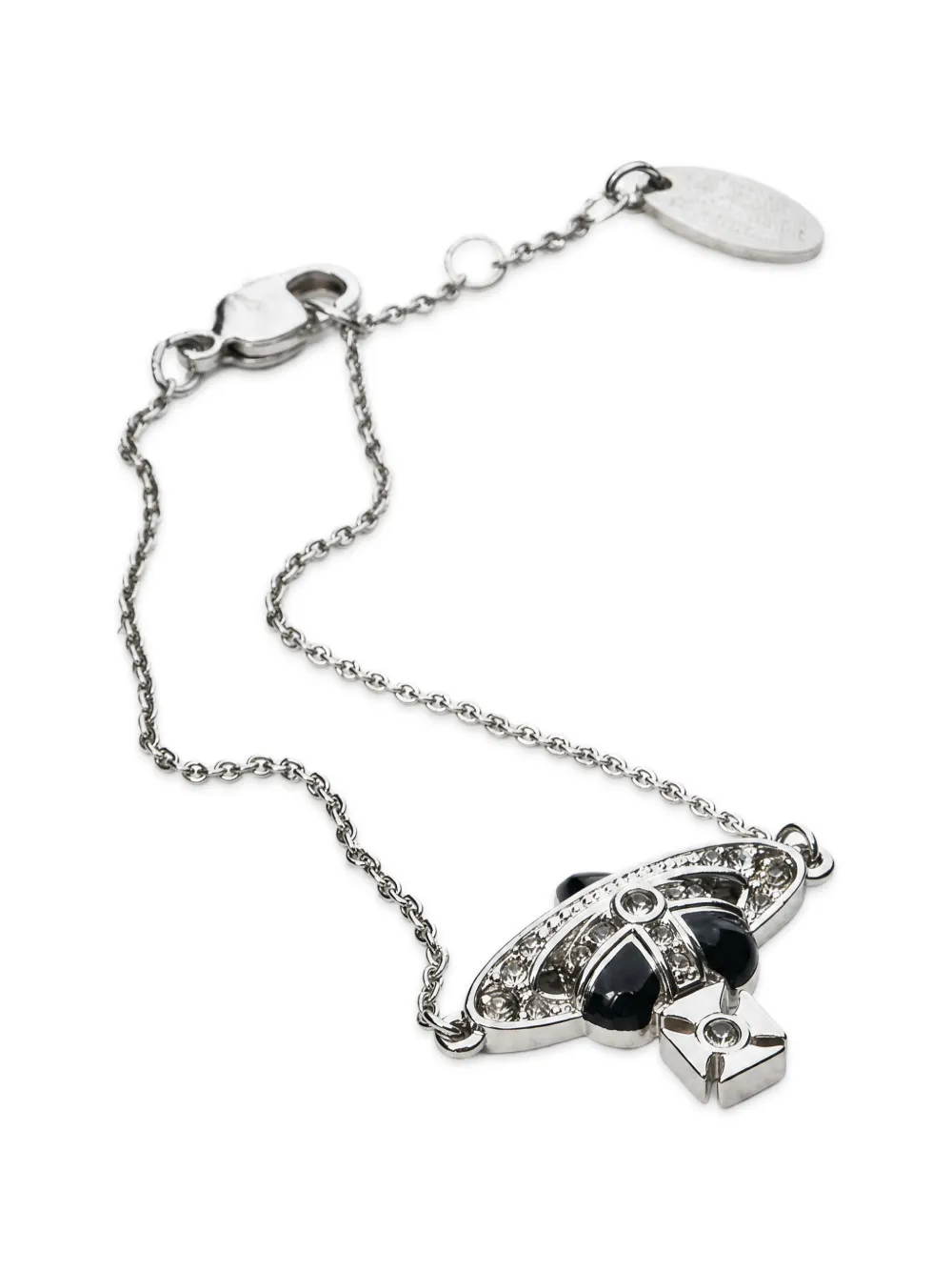 Vivienne Westwood New Diamante Heart crystal-embellished bracelet · OS