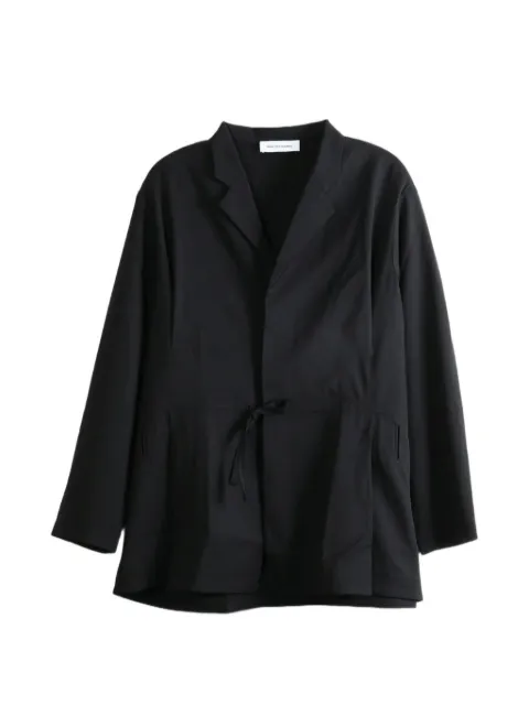 Kiko Kostadinov drawstring-waist notched-lapels jacket