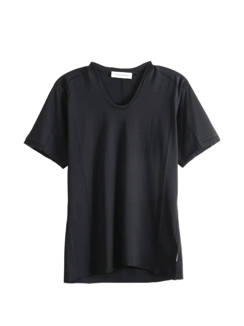 Kiko Kostadinov raw-edge scoop-neck T-shirt