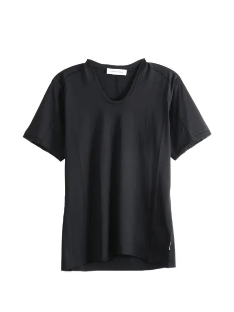 Kiko Kostadinov raw-edge scoop-neck T-shirt