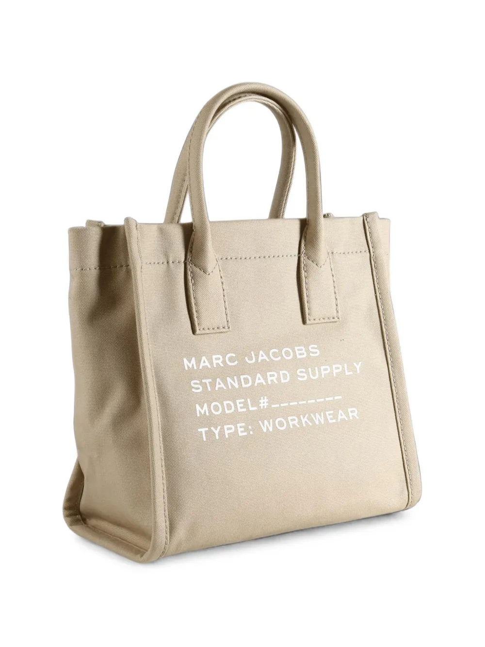 Marc Jacobs Shopper met logoprint Beige