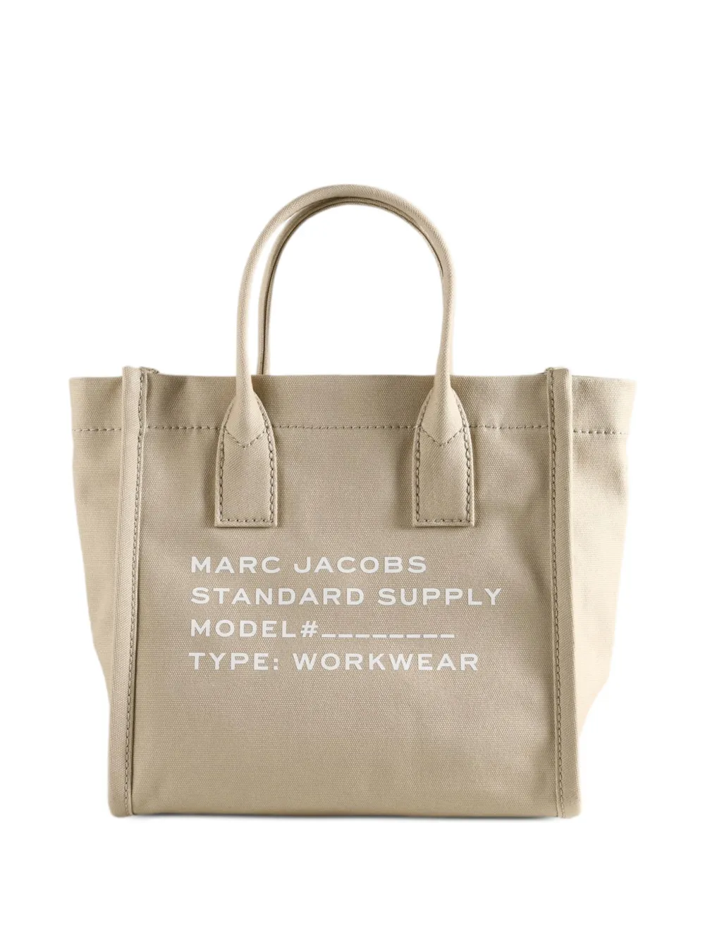 Marc Jacobs logo-print canvas tote bag