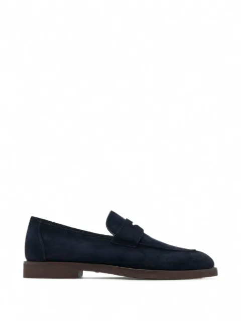 Magnanni Cervan suede Penny loafers