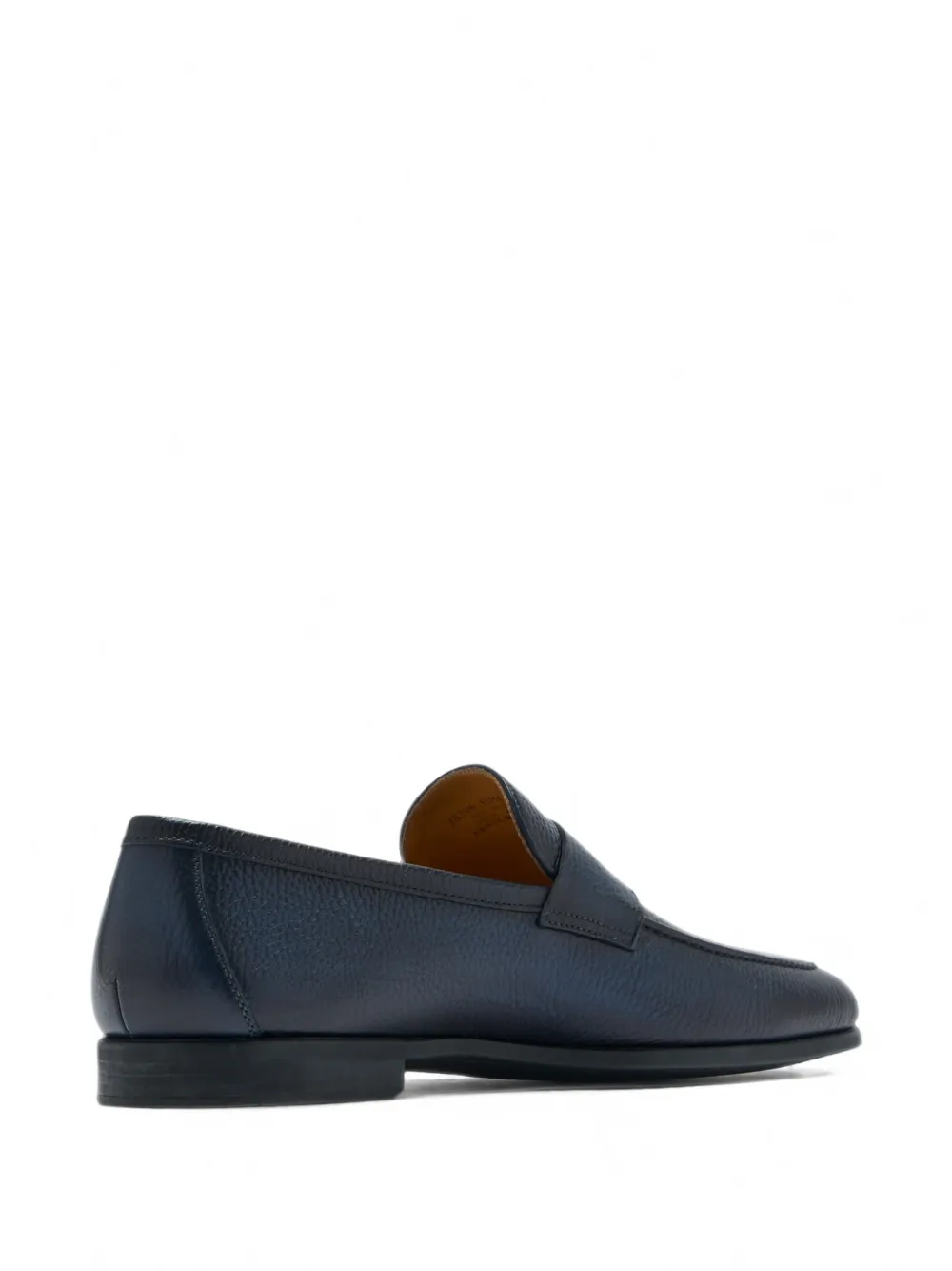 Magnanni Aston grainy leather loafers Blauw