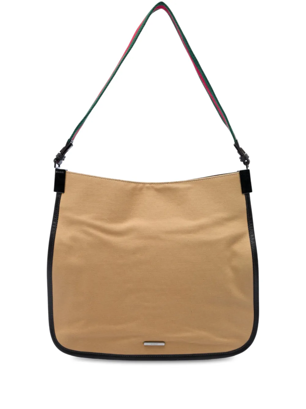 Gucci Pre-Owned 2000-2015 Canvas Web shoulder bag - Toni neutri