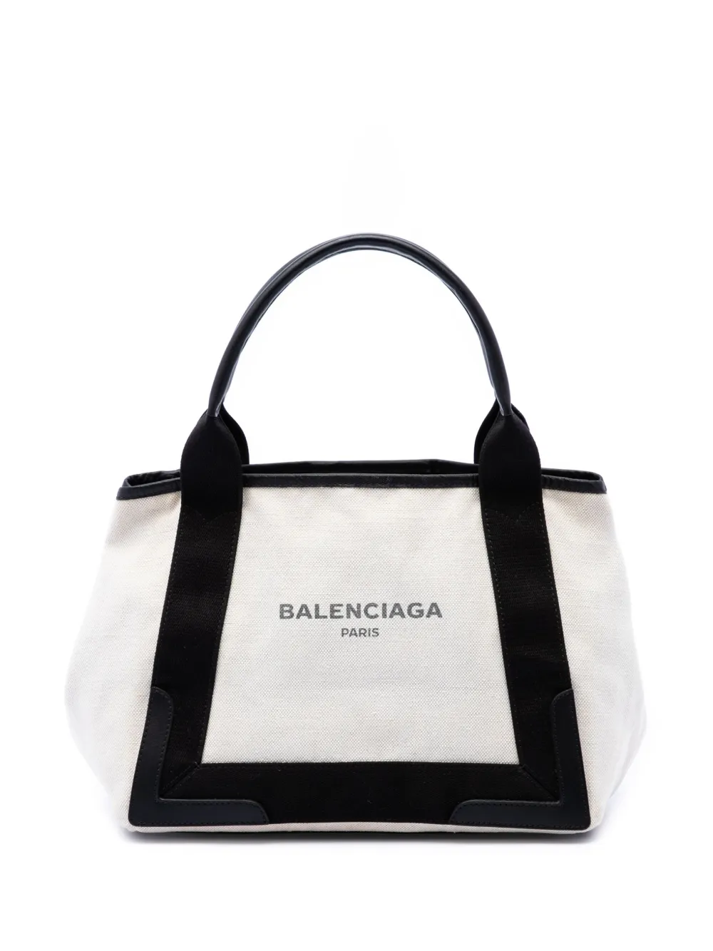 Balenciaga Pre-Owned 2017 Canvas Navy Cabas S tote bag - Weiß