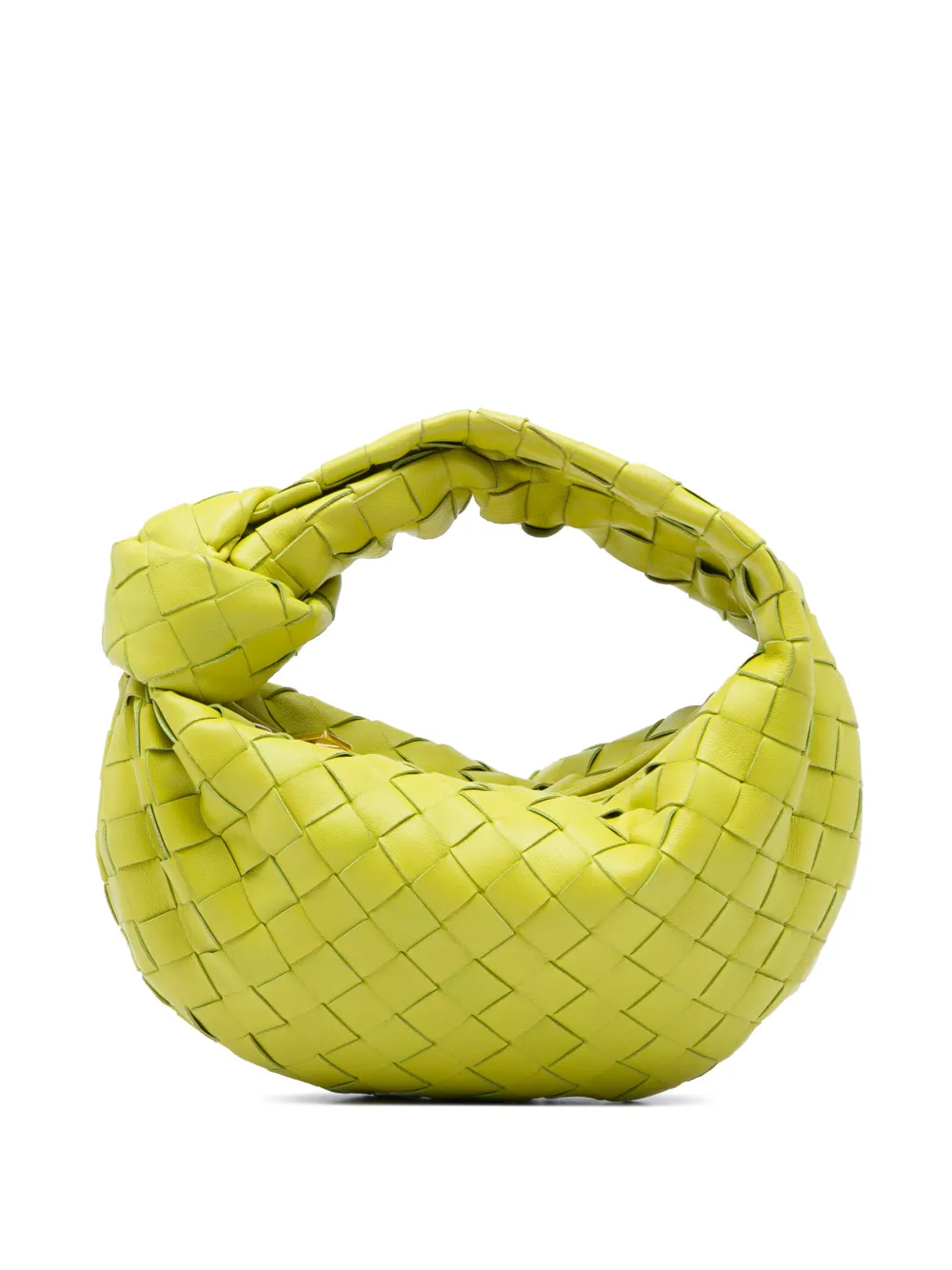 Bottega Veneta Pre-Owned 2012-2026 Mini Nappa Intrecciato Jodie hobo bag - Gelb