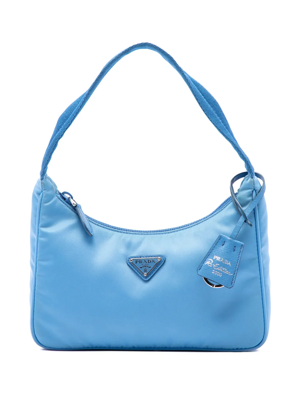 Prada Pre-Owned 2013-2026 Mini Tessuto Re Edition 2000 shoulder bag - Blu