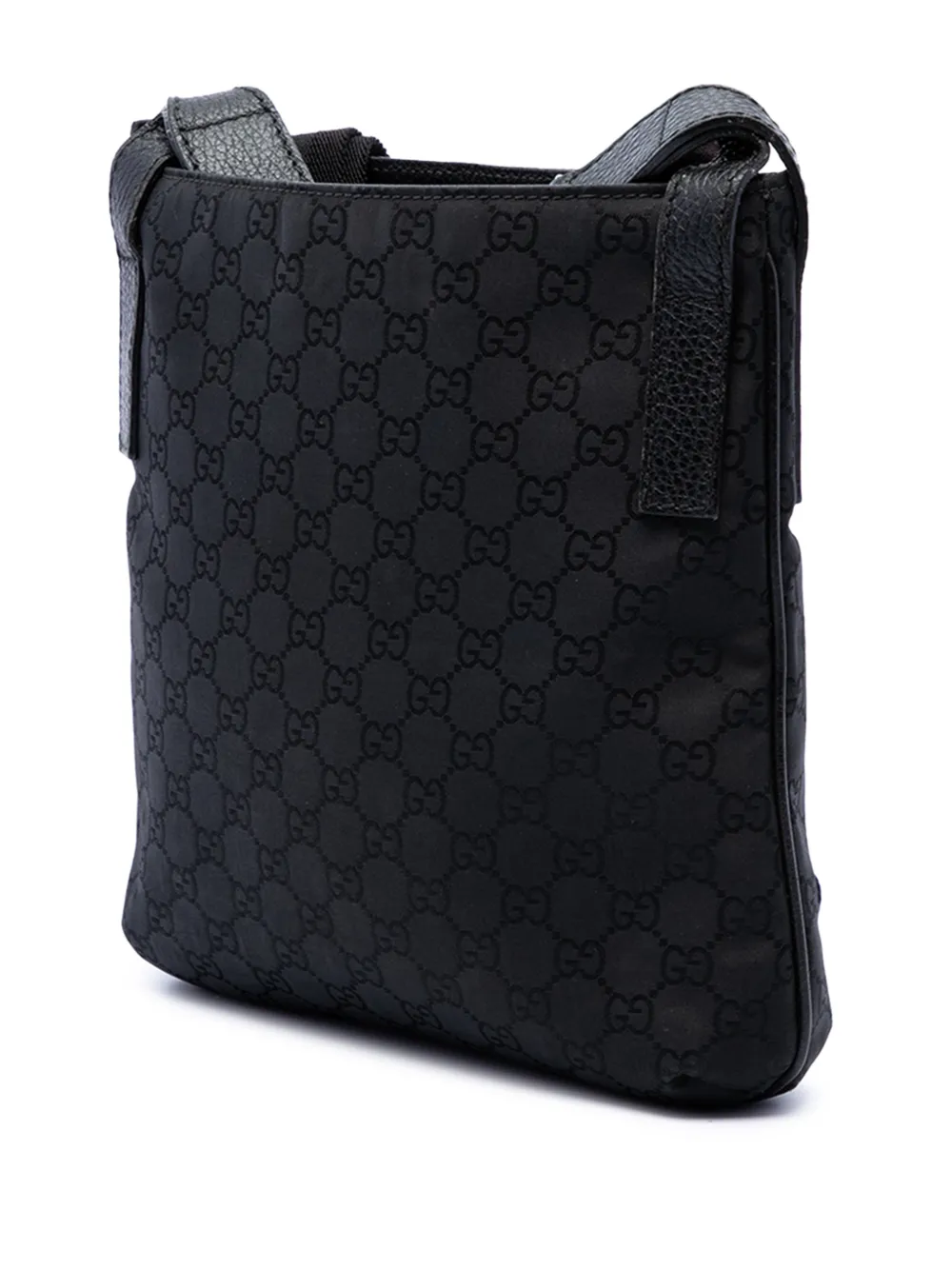Gucci Pre-Owned 2016-2026 GG canvas crossbodytas Zwart