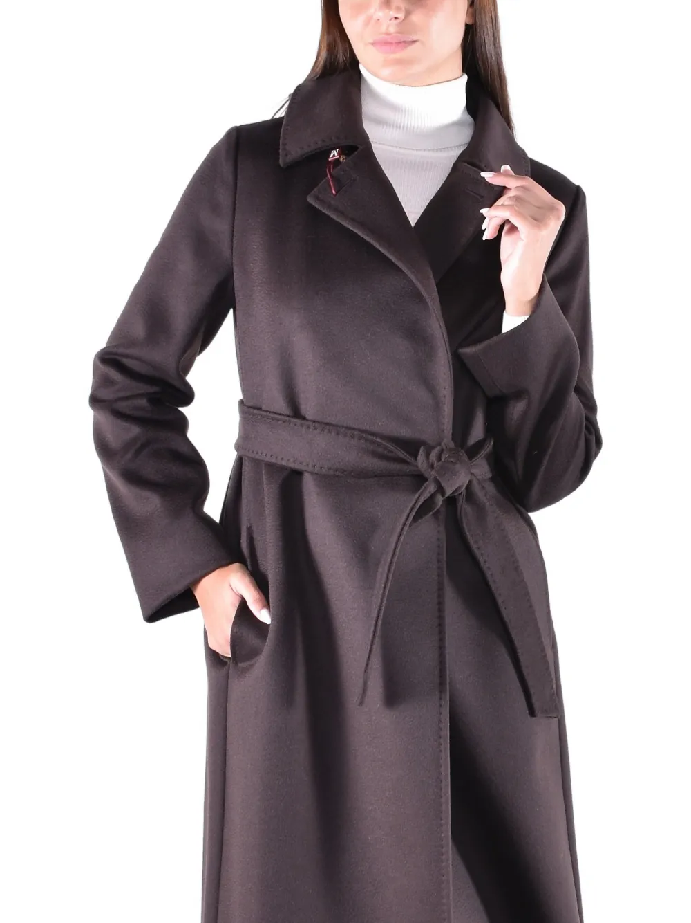 Max Mara Jas met ceintuur Bruin