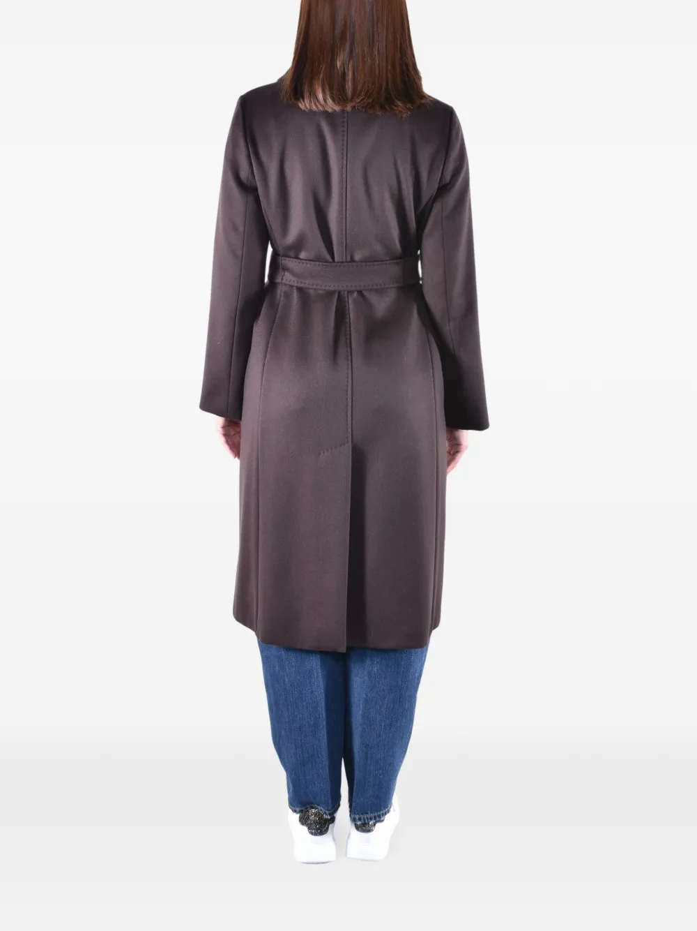 Max Mara Jas met ceintuur Bruin