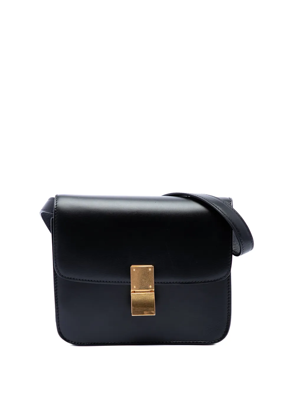 Celine Pre-Owned 2011-2023 Small Calfskin Classic Box crossbody bag - Nero
