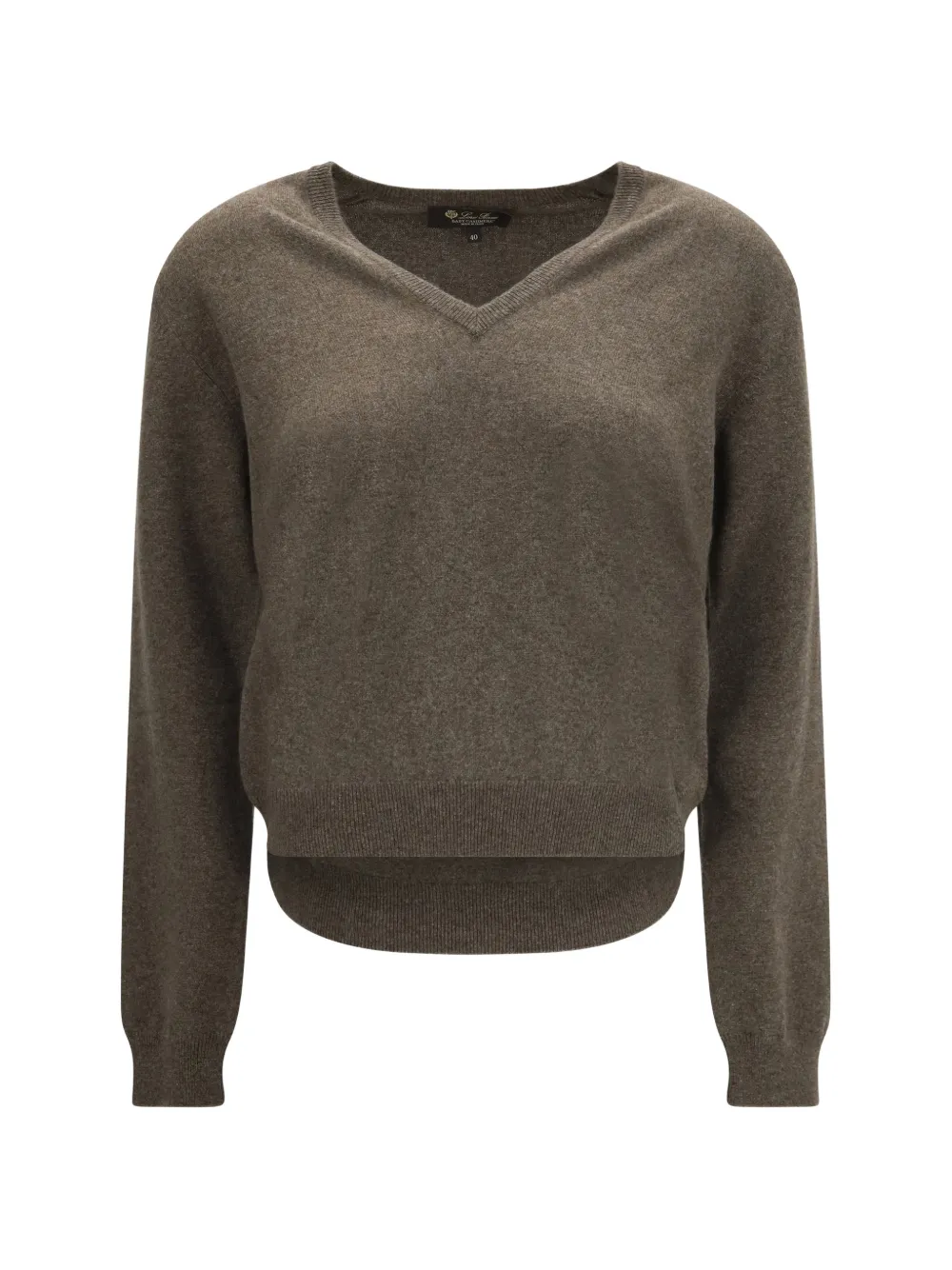 Loro Piana Classic ribbed-knit V-neck sweater
