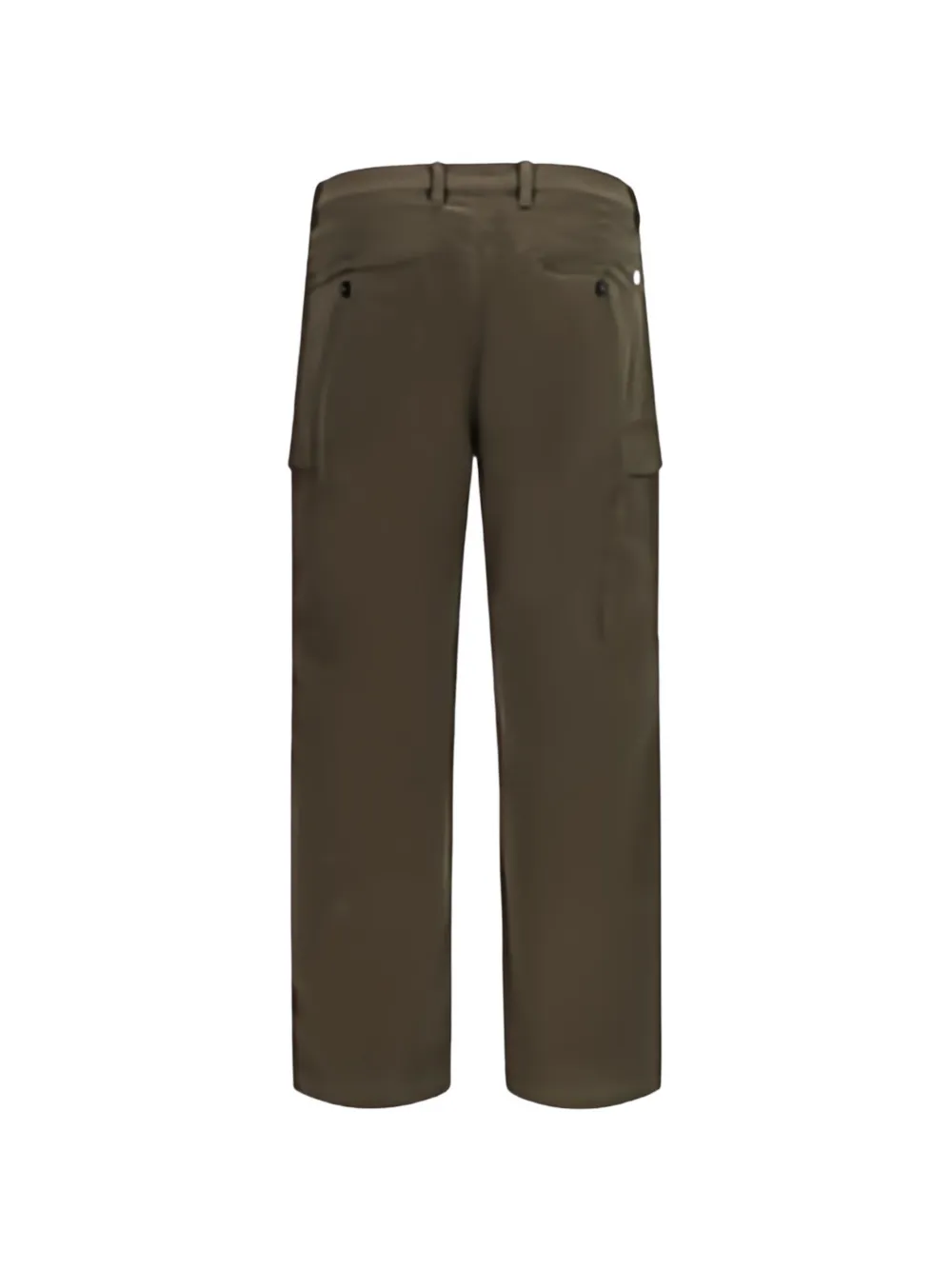 C.P. Company Cargo broek met stretch-satijn Lens-detail Groen